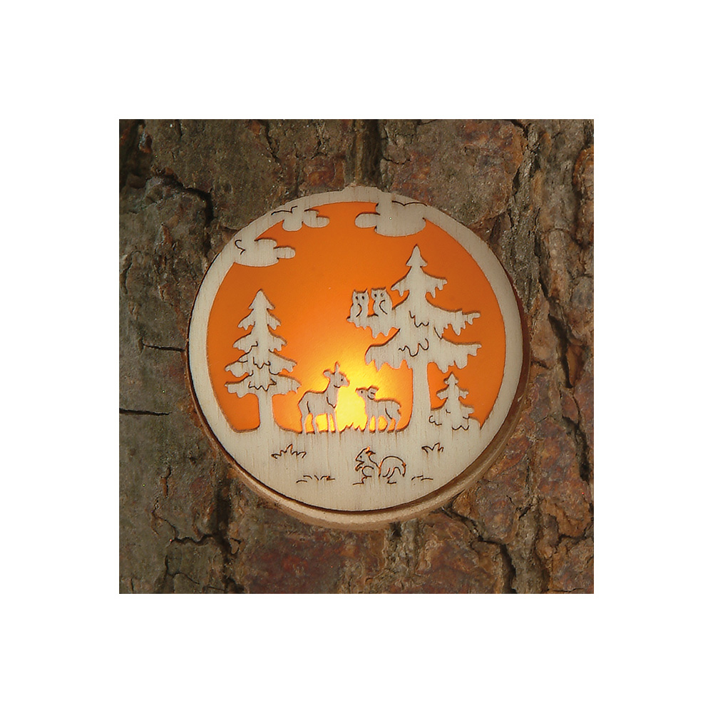 Stimmungsleuchter Gr. 1 mit 3 Jahresmotiven