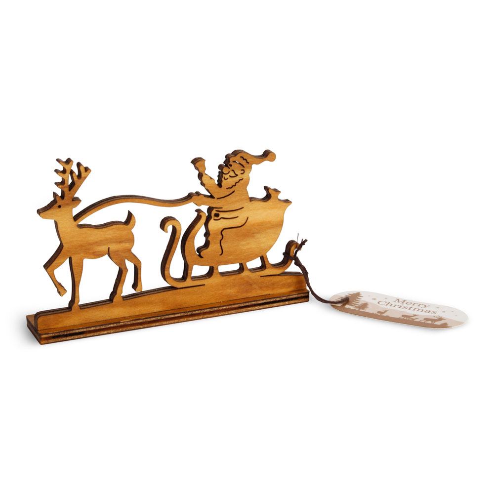 Furnier-Szenerie: Weihnachtsmann