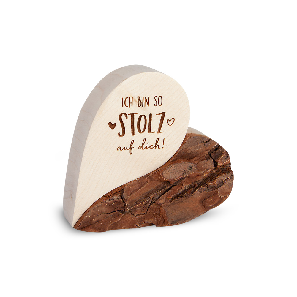Rindenherz Yin-Yang Gr. 1: "Ich bin stolz auf..."
