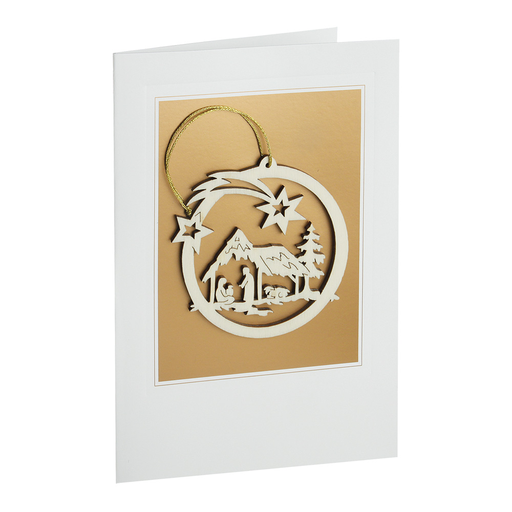 Briefkarte Kreis: Maria und Josef