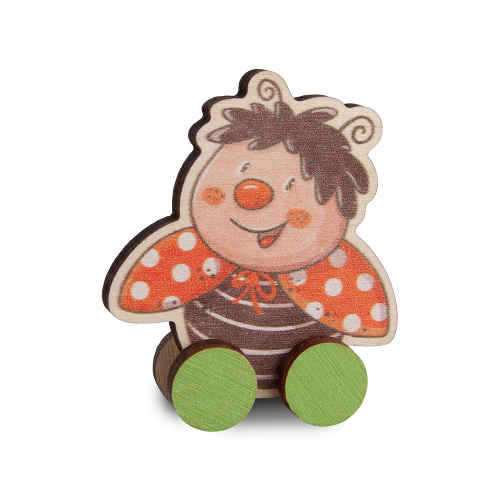 Rollies A - Wünsche: Marienkäfer "Viel Glück..."