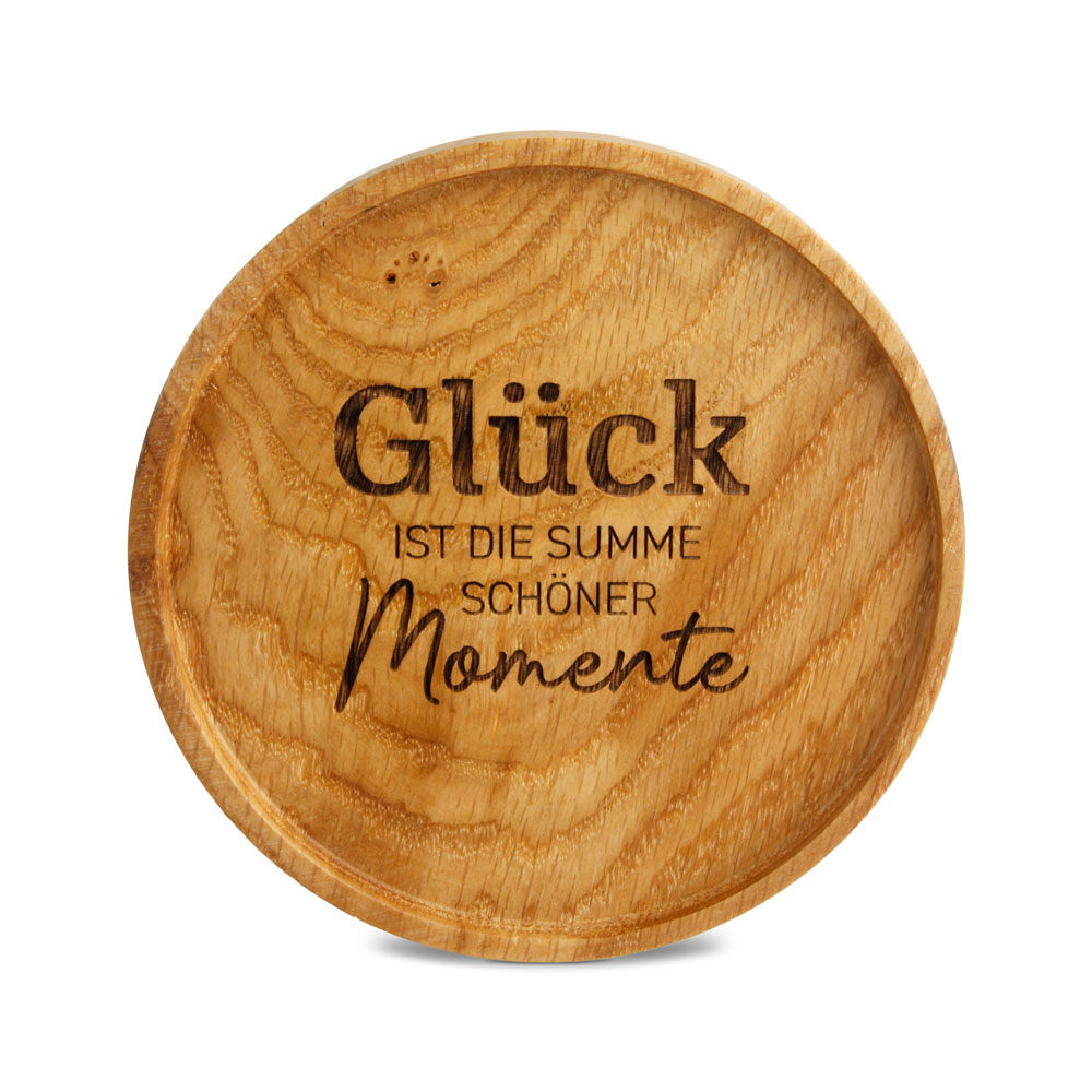Untersetzer "Glück ist die Summe ..."