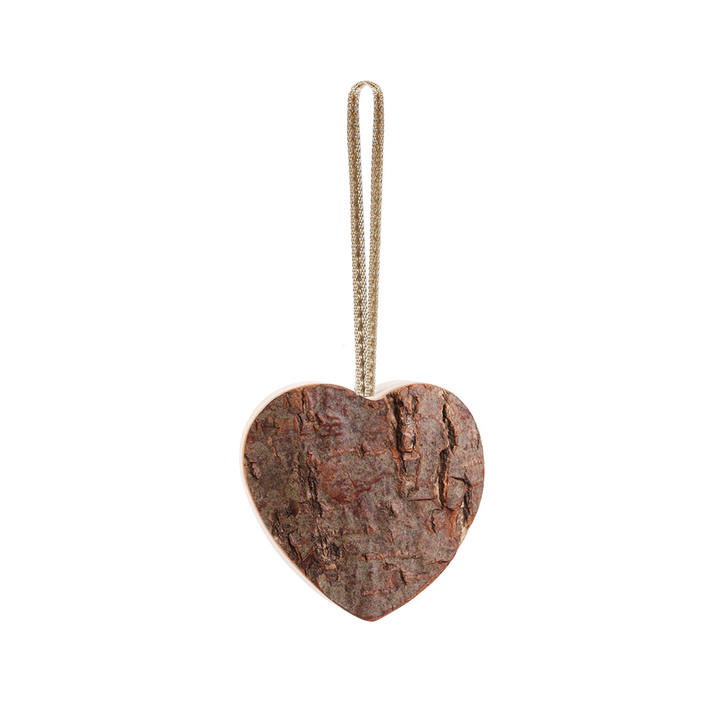 Rindenanhänger Herz klein