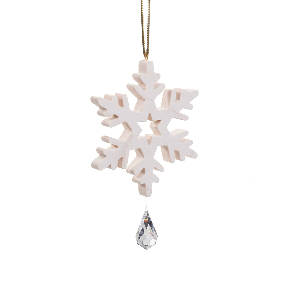 Schneeflocke mit Kristall Typ 1