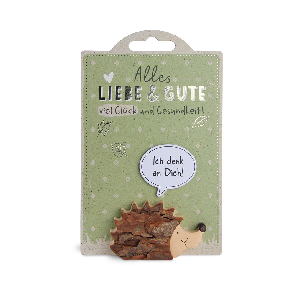 HappyAnimals - Alles Liebe..., Igel: "Ich denk..."