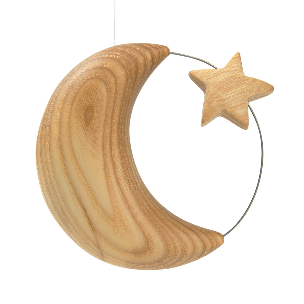 Mond mit Stern geschliffen Gr. 2