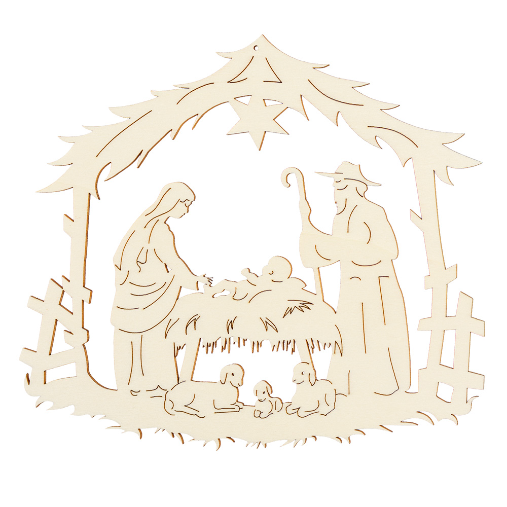 Fensterbild: Heilige Familie