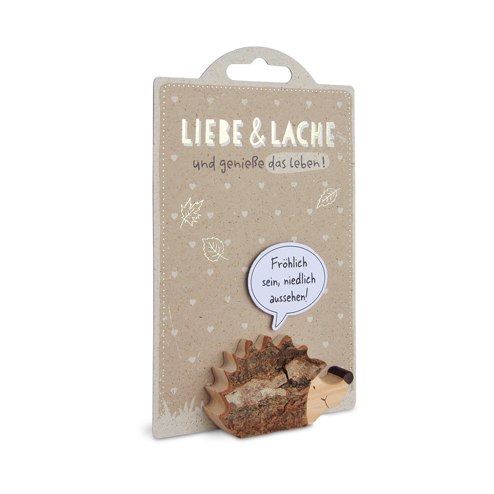 HappyAnimals - Liebe, Lache…, Igel: "Fröhlich..."