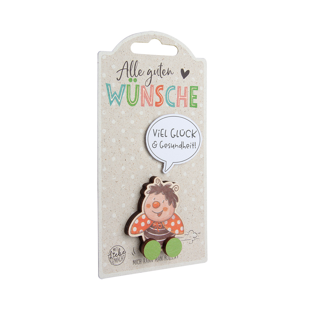 Rollies A - Wünsche: Marienkäfer "Viel Glück..."