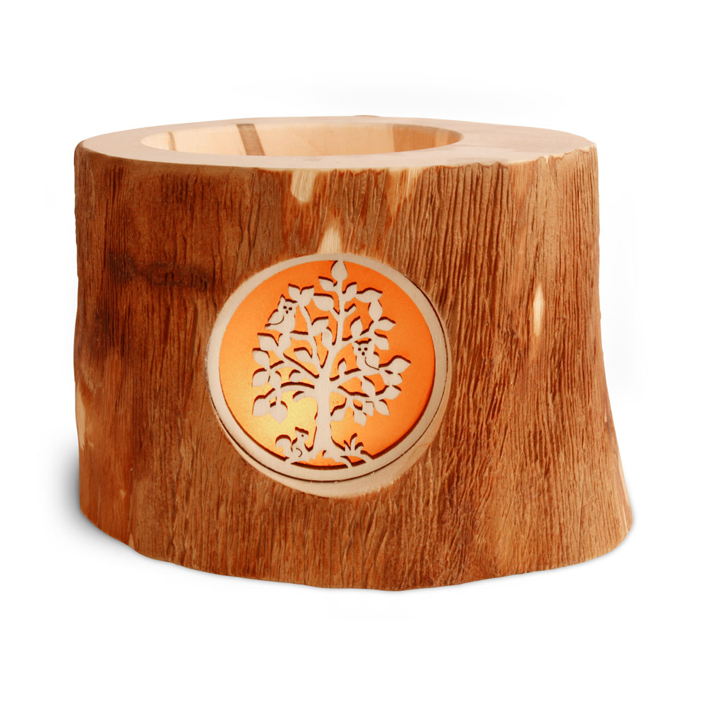 Stimmungsleuchter Gr. 1 ohne Rinde, 3 Jahresm...