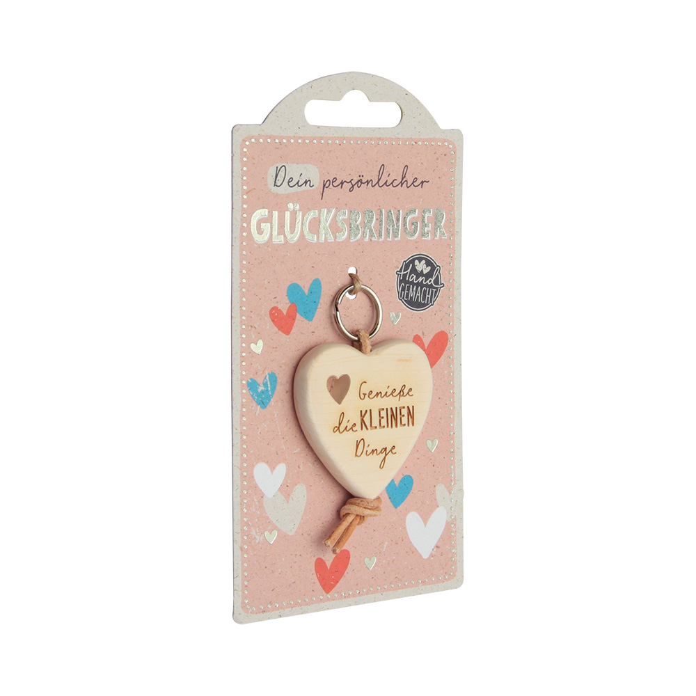 LuckyKeys: Herz "Genieße die kleinen Dinge"