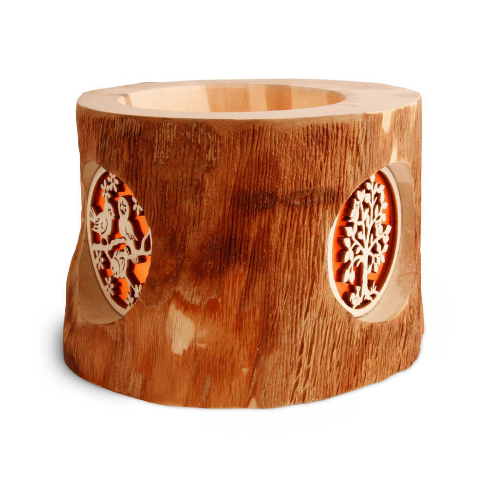 Stimmungsleuchter Gr. 1 ohne Rinde, 3 Jahresm...