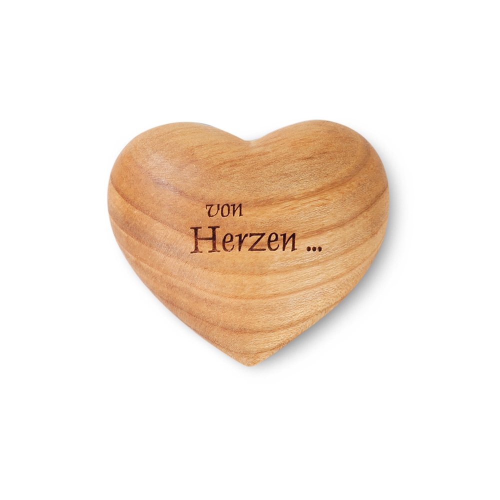 Herz symmetrisch Gr. 1: "von Herzen..."