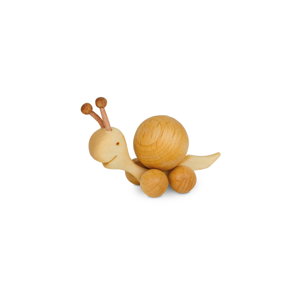 Rollie: Schnecke mit Buchenkugel 2 cm