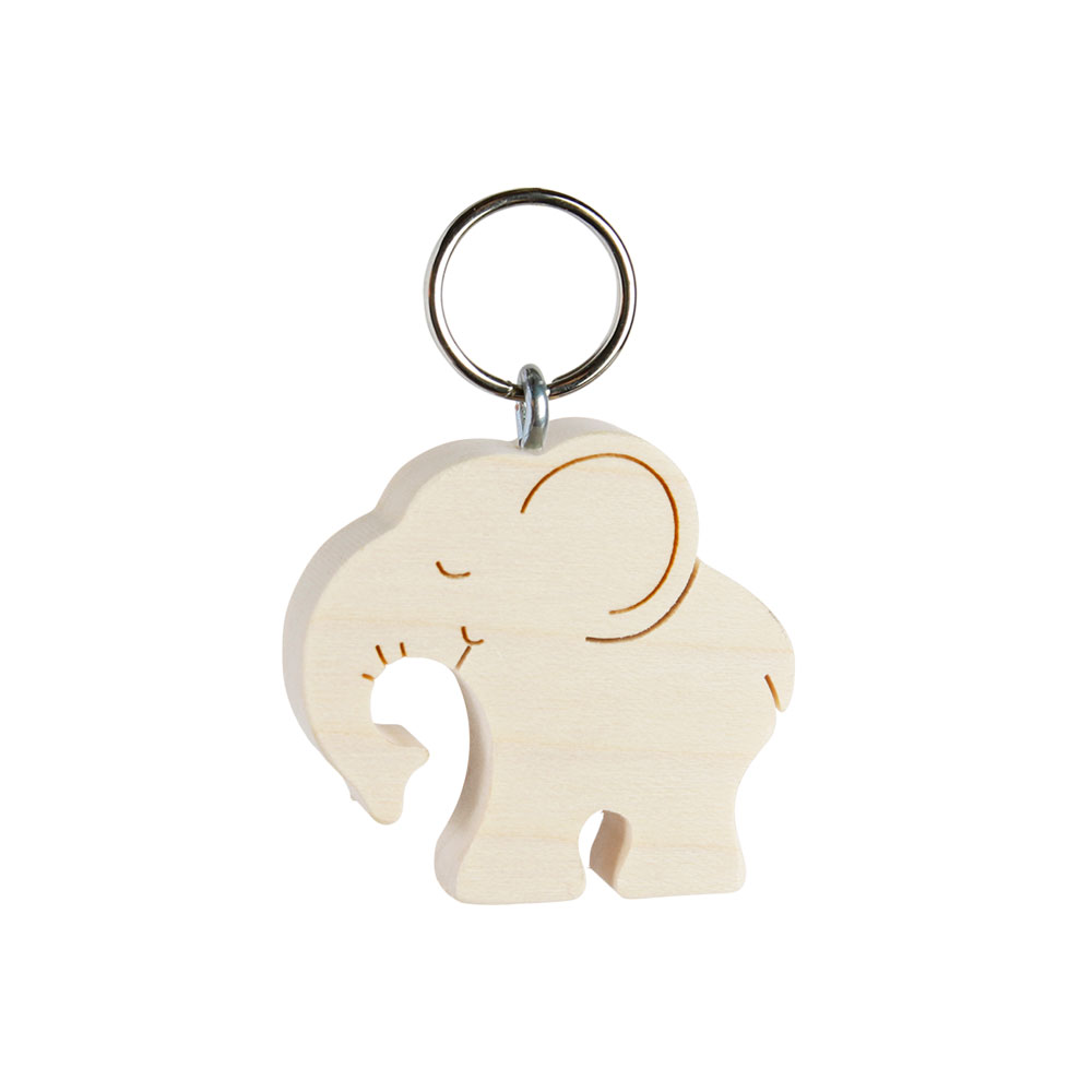 Schlüsselanhänger: Elefant Typ 1 (Rüssel unten)