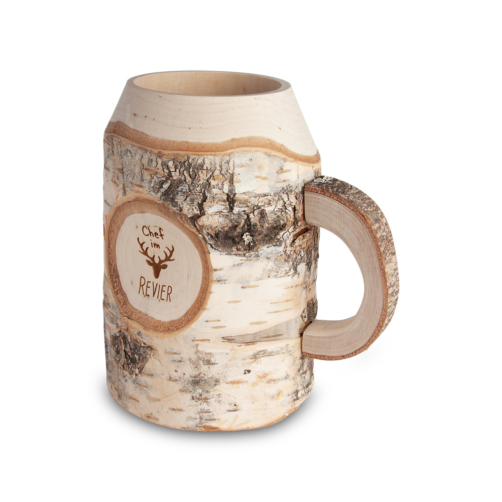 Bierkrug 0,4 ltr "Chef im Revier"