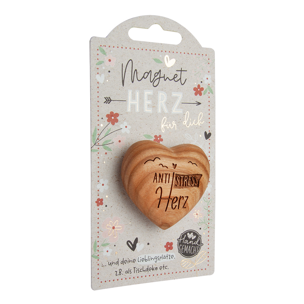 LovelyHearts - mit Magnet: "Anti-Stress Herz"
