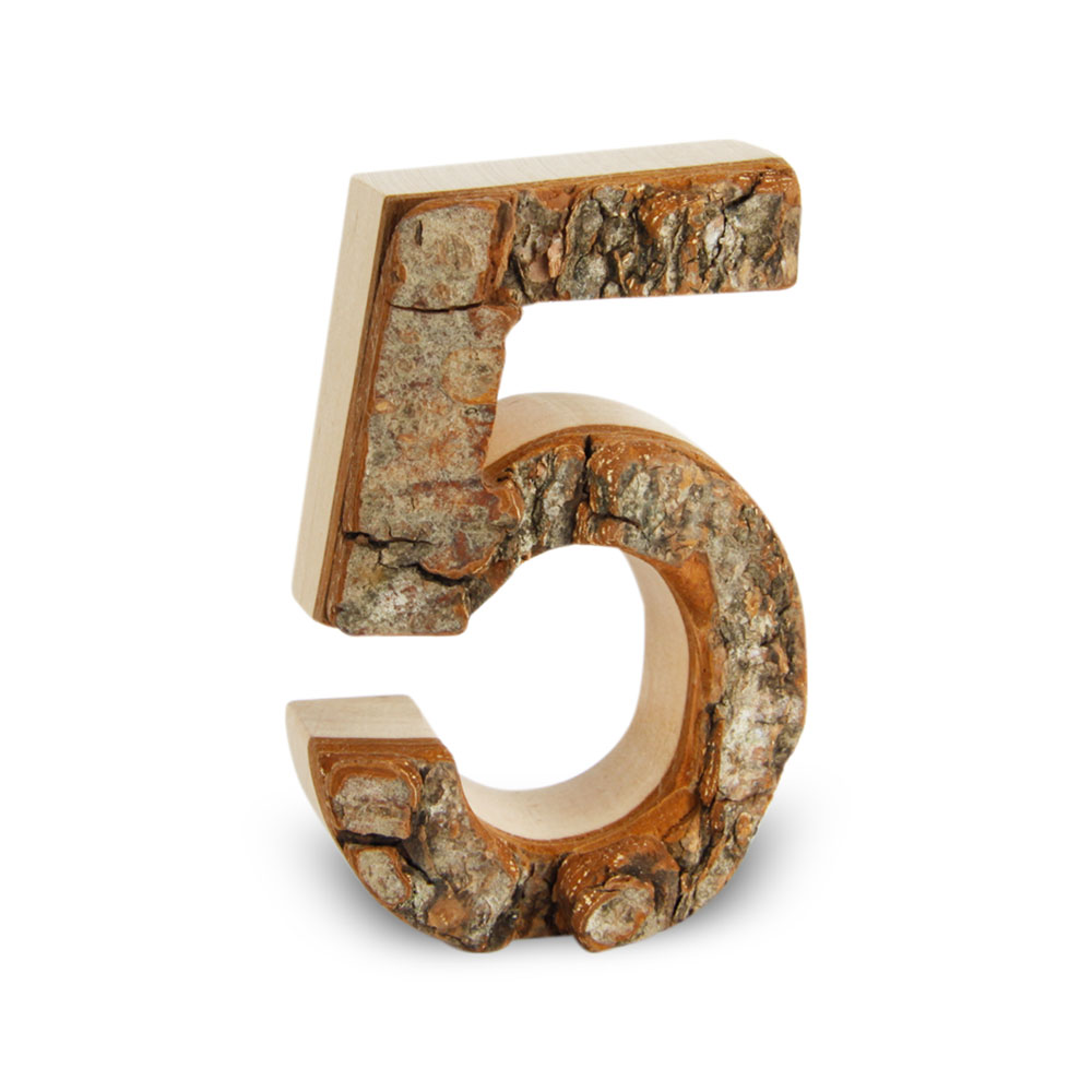 Holzzahl mit Rinde: 5