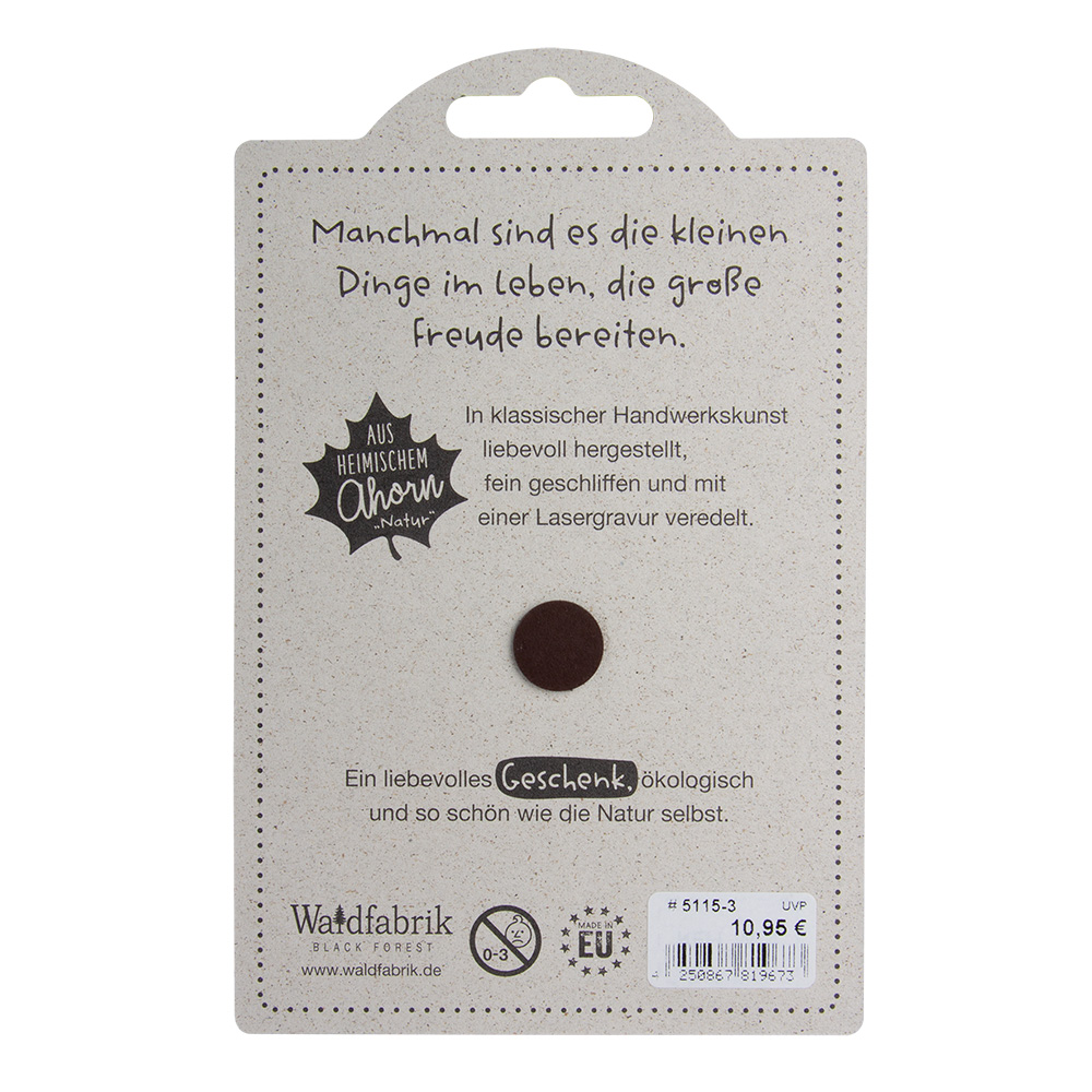 LovelyHearts - mit Magnet: "Bleib so wie Du..."