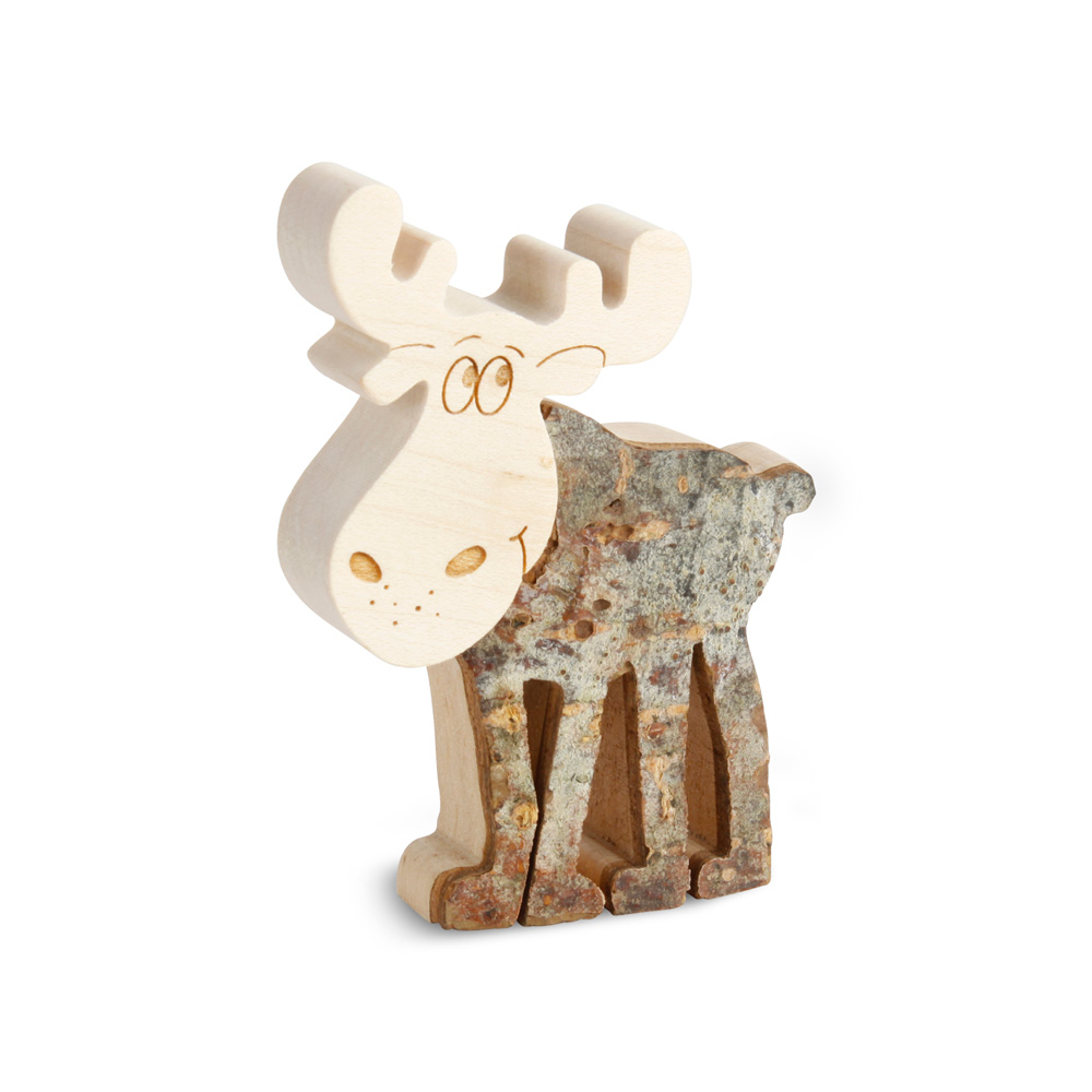 Rindentier: Oskar der Elch