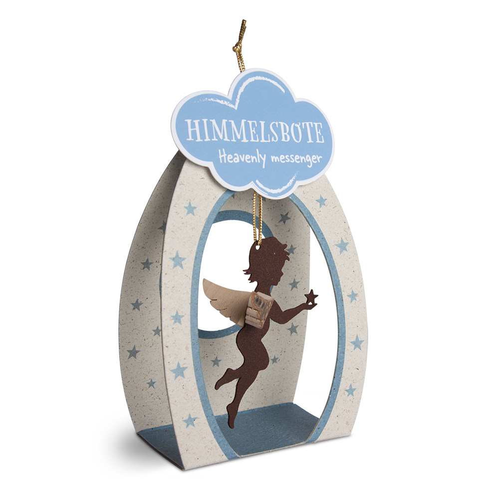 Himmelsbote - Rost-Engel mit Stern