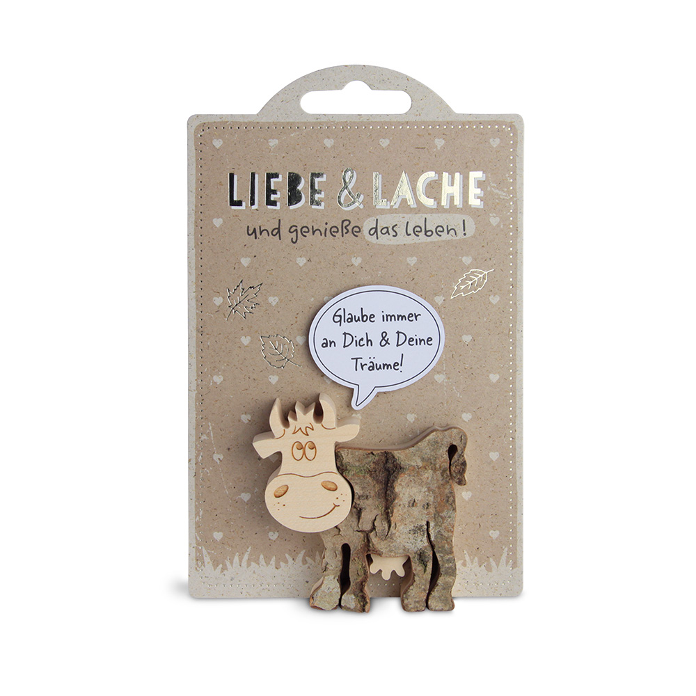 HappyAnimals - Liebe, Lache…, Kuh: "Glaube..."