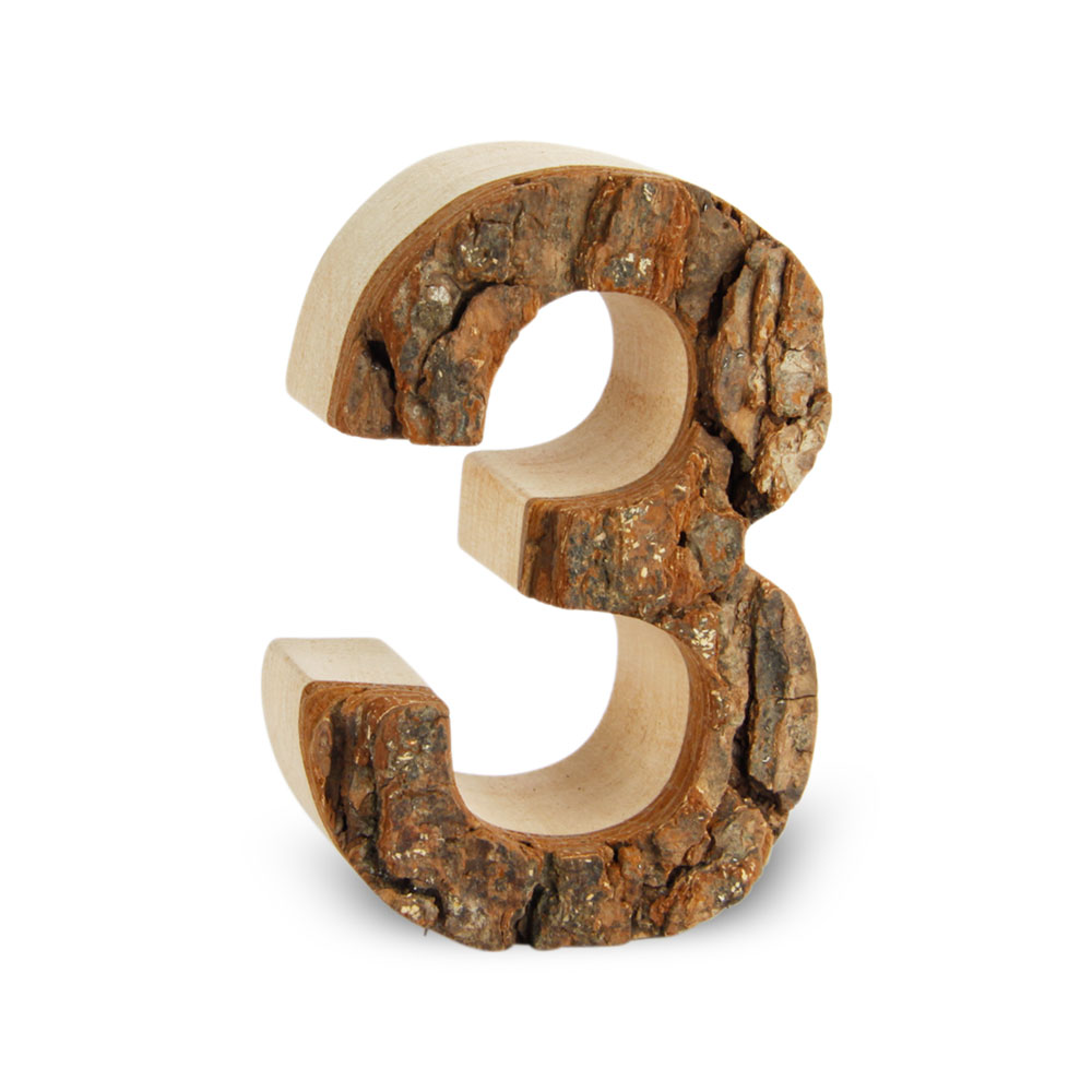 Holzzahl mit Rinde: 3