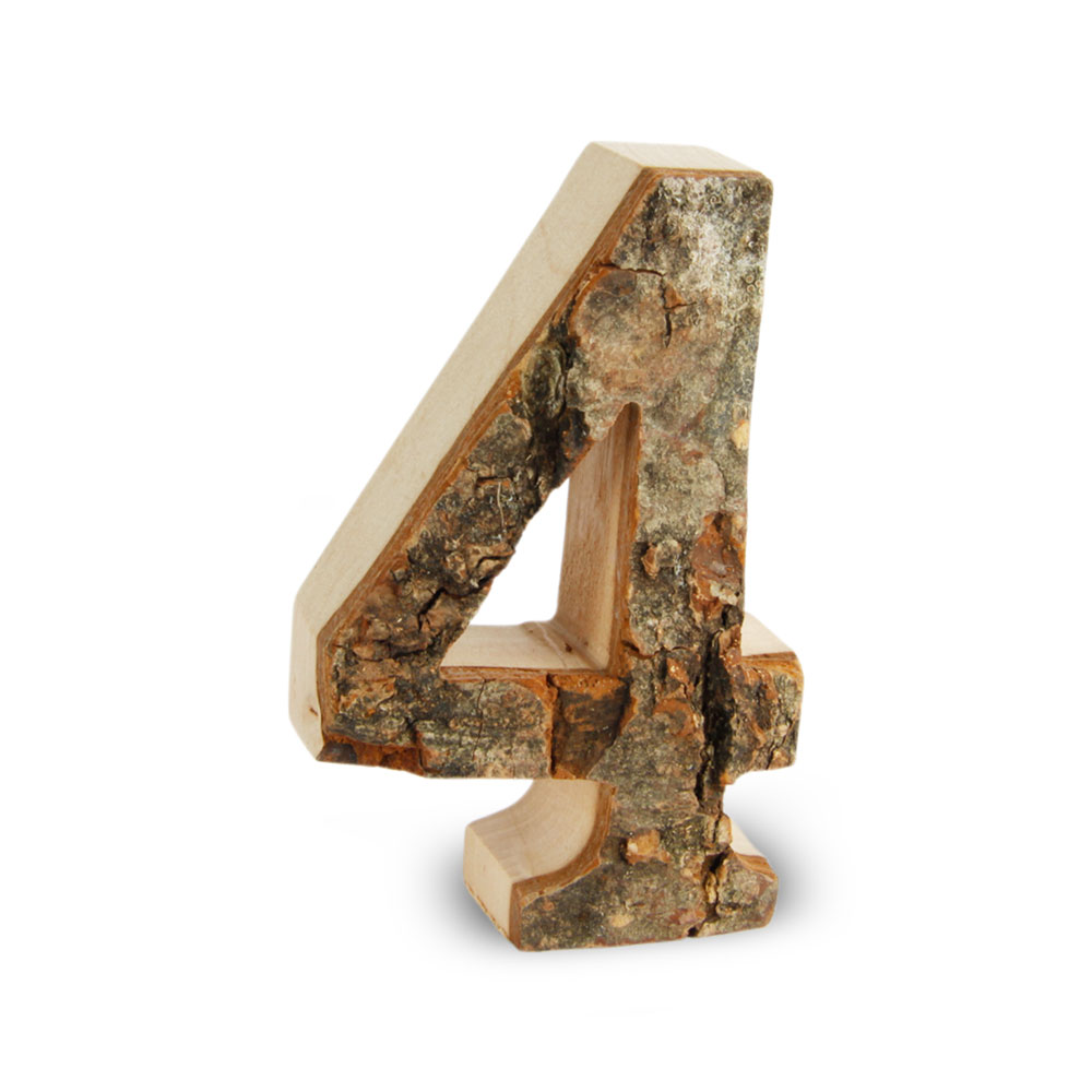 Holzzahl mit Rinde: 4