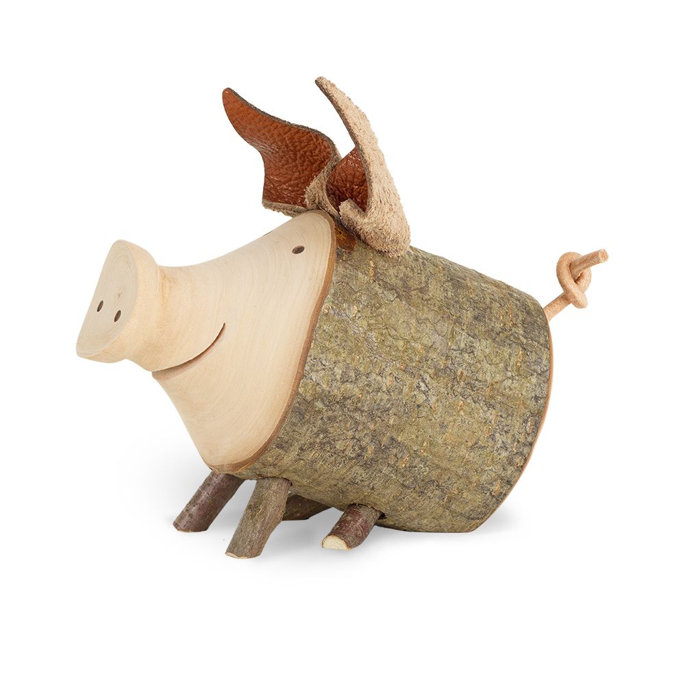 Astholzschwein: Trudie Gr. 4, sitzend