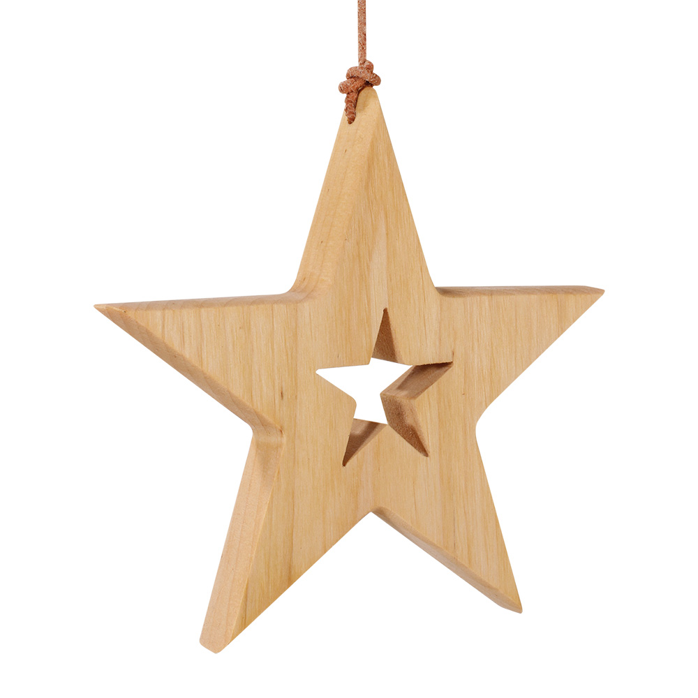 Stern 5-zackig mit Ausschnitt Gr. 3