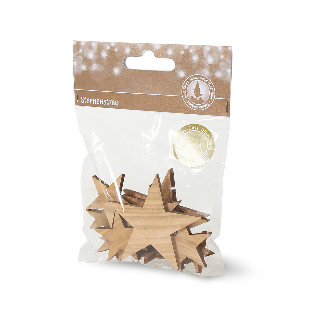 Sternenstreu (3x groß, 6x mittel, 6x klein)