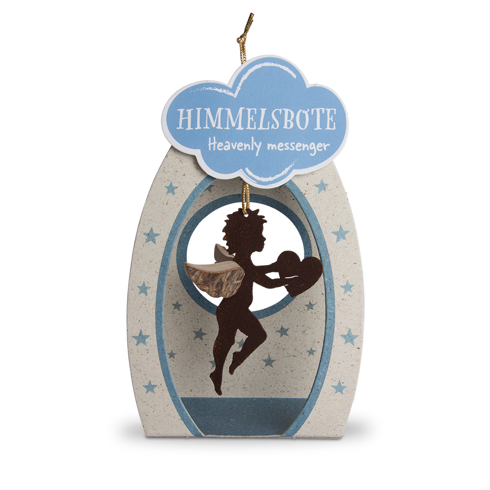 Himmelsbote - Rost-Engel mit Herz