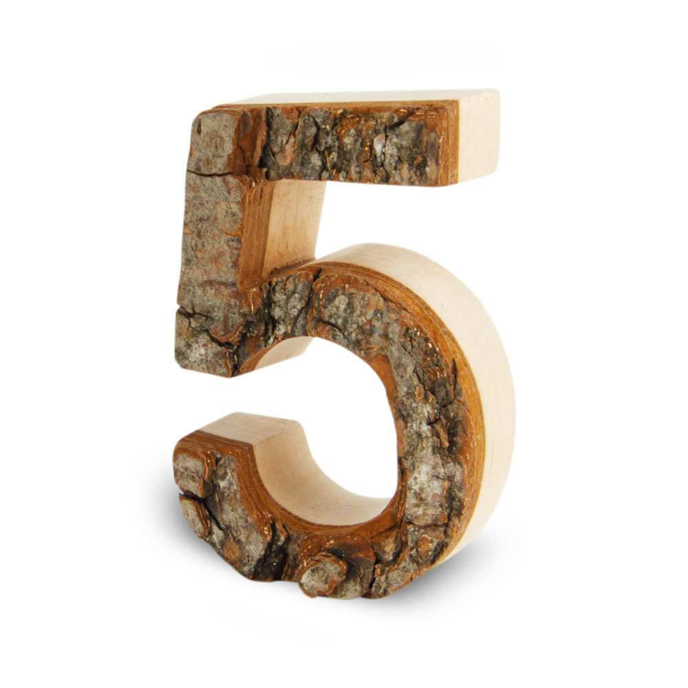 Holzzahl mit Rinde: 5