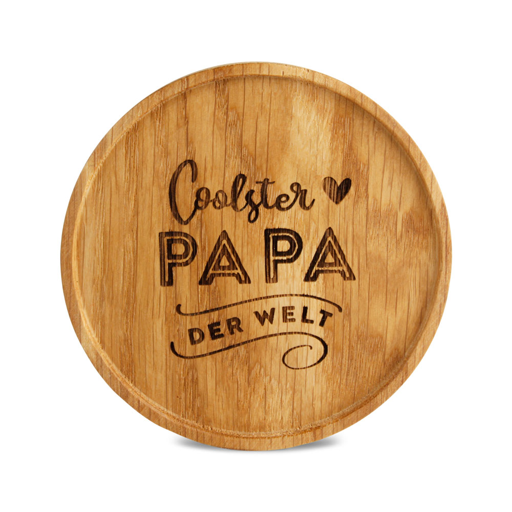 Untersetzer "Coolster Papa der Welt"