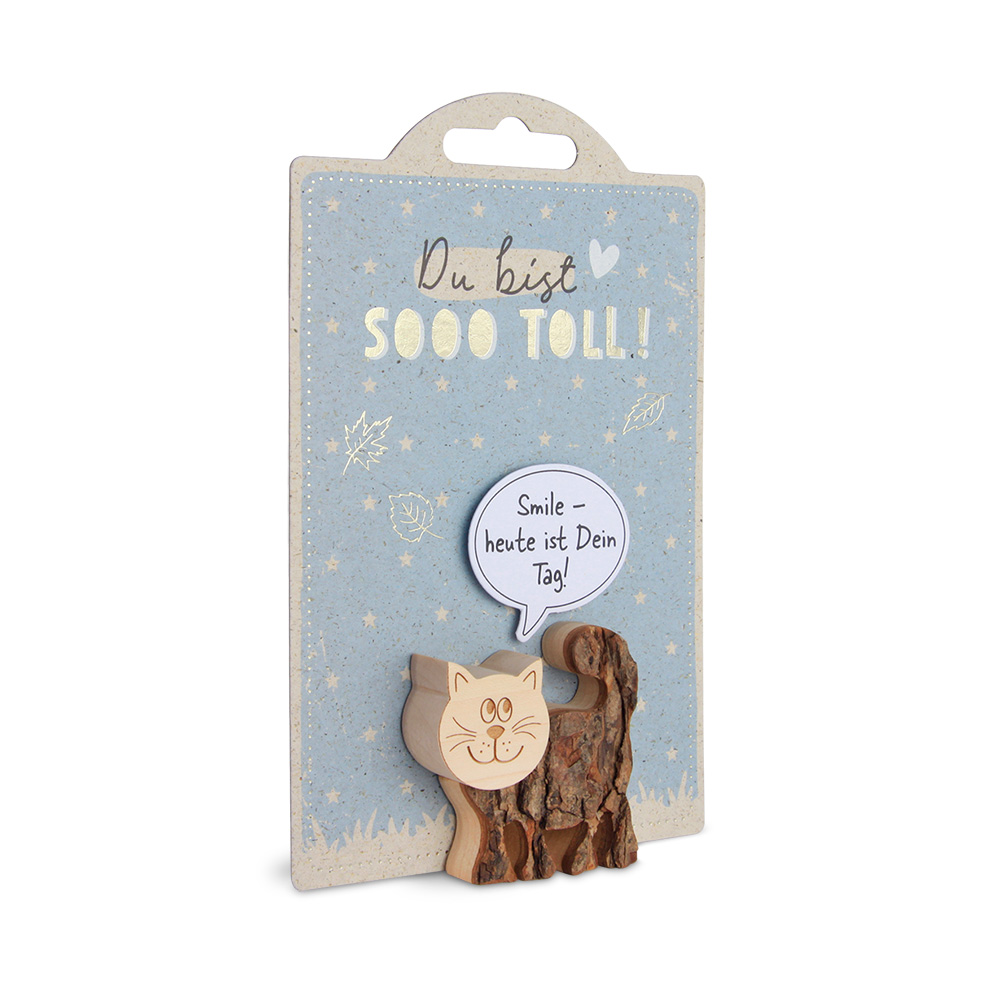 HappyAnimals - Du bist..., Katze: "Smile..."