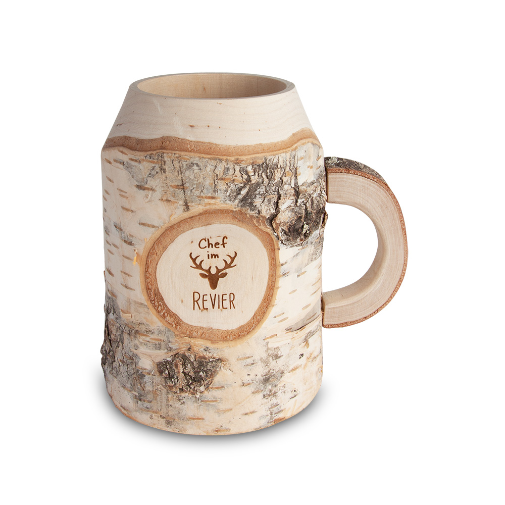 Bierkrug 0,4 ltr "Chef im Revier"