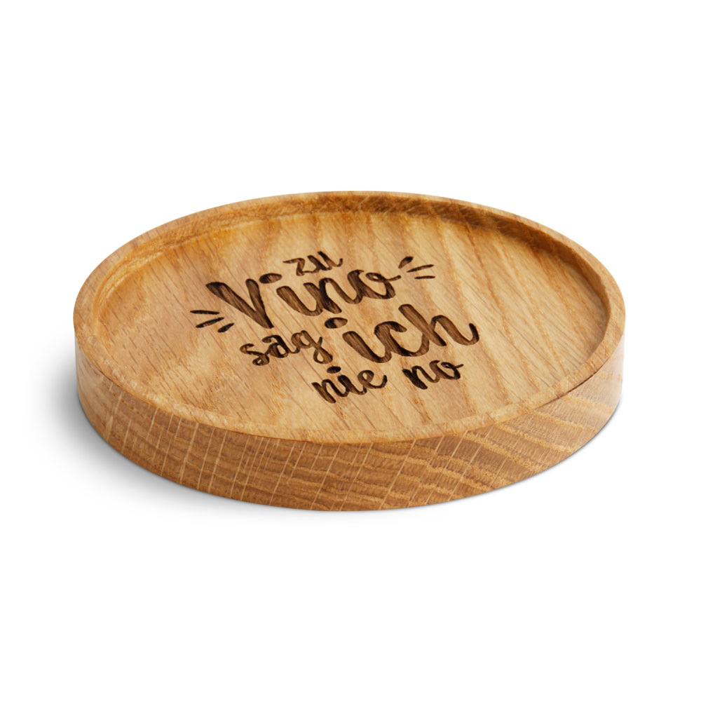 Untersetzer "zu vino sag ich nie no"