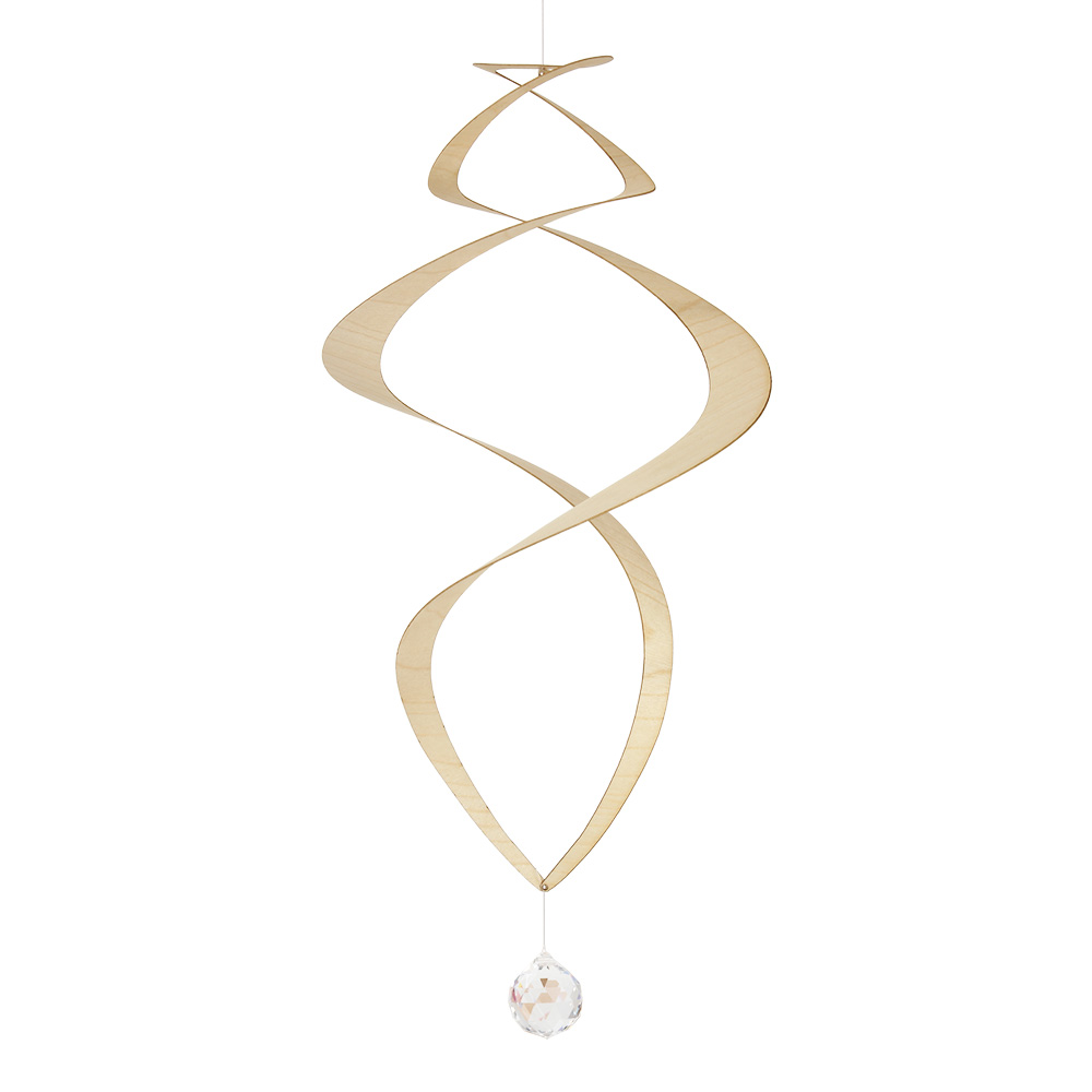 Furnierspirale mit Kristall Typ 2