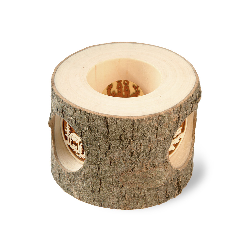 Stimmungsleuchter Gr. 1 mit 3 Weihnachtsmotiven