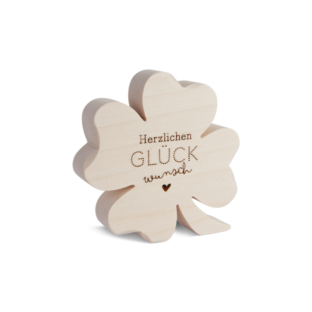 Kleeblatt Gr. 1: "Herzlichen Glückwunsch"