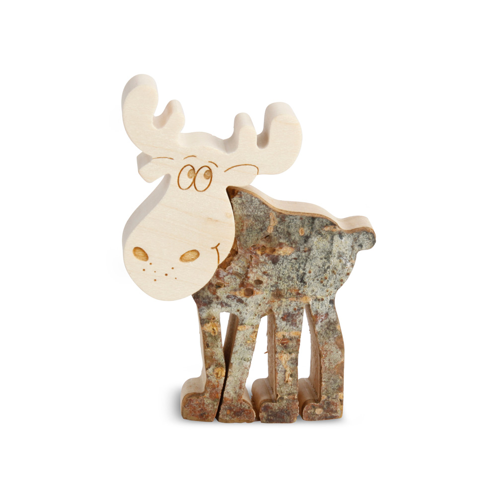 Rindentier: Oskar der Elch