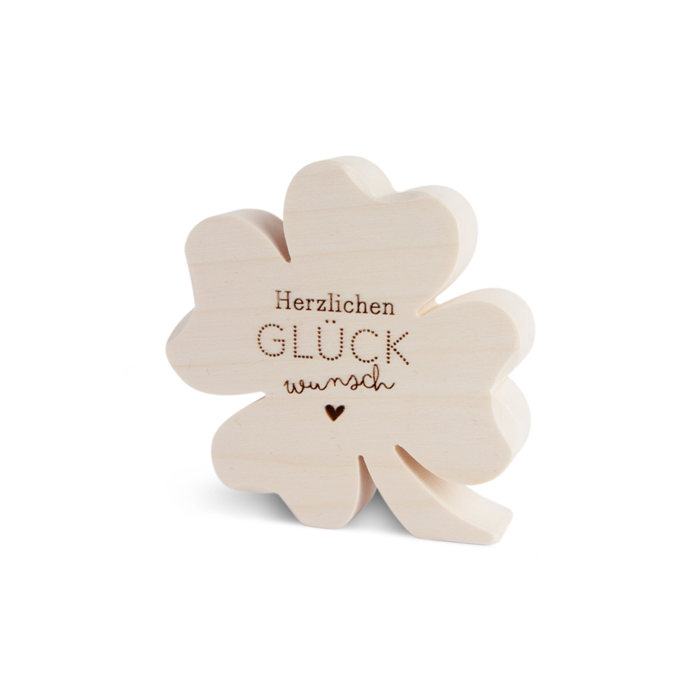 Kleeblatt Gr. 1: "Herzlichen Glückwunsch"