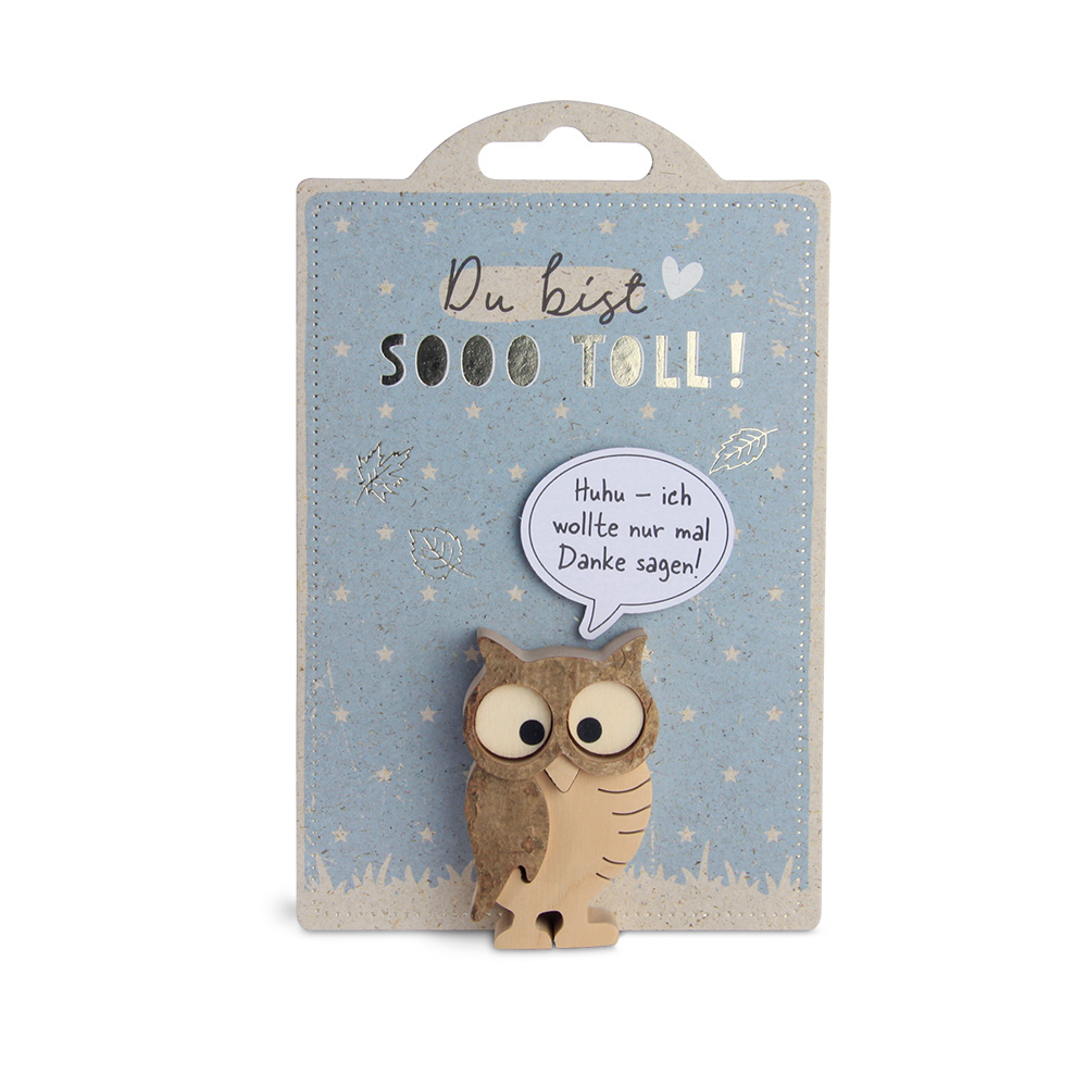 HappyAnimals - Du bist..., Kauz: "Huhu..."