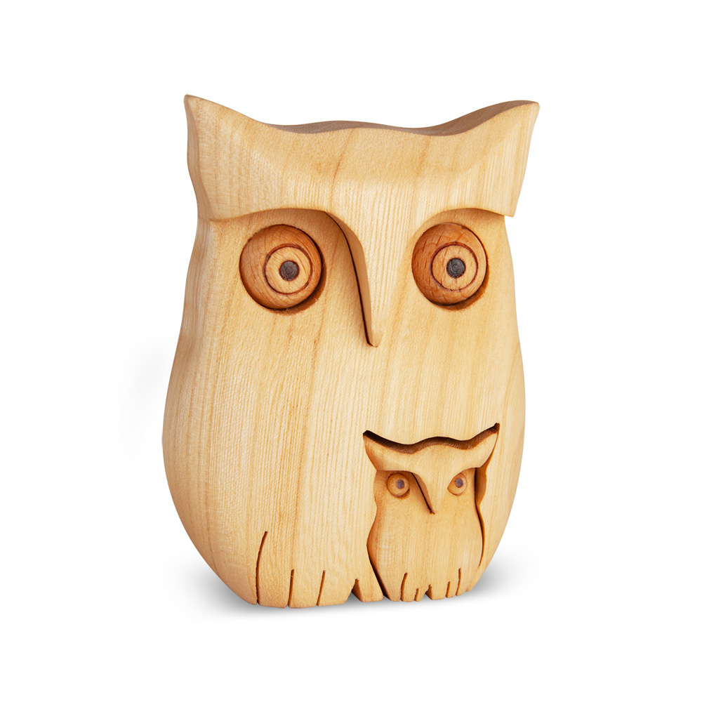 Eule Gr. 3 mit einem Kind