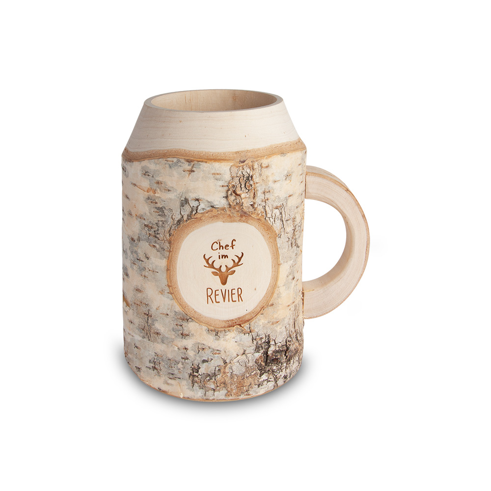 Bierkrug 0,3 ltr "Chef im Revier"