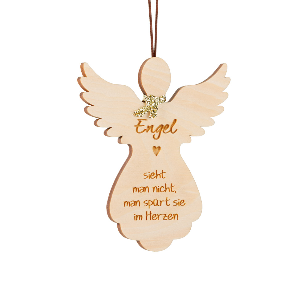 Anh. Zirben-Engel Gr. 1: "Engel sieht man..."