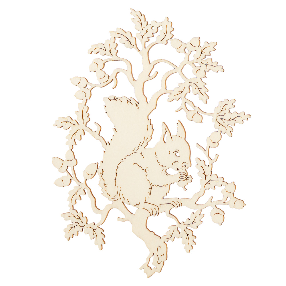 Fensterbild: Eichhörnchen