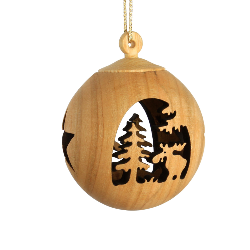Weihnachtskugel Motiv: Elch