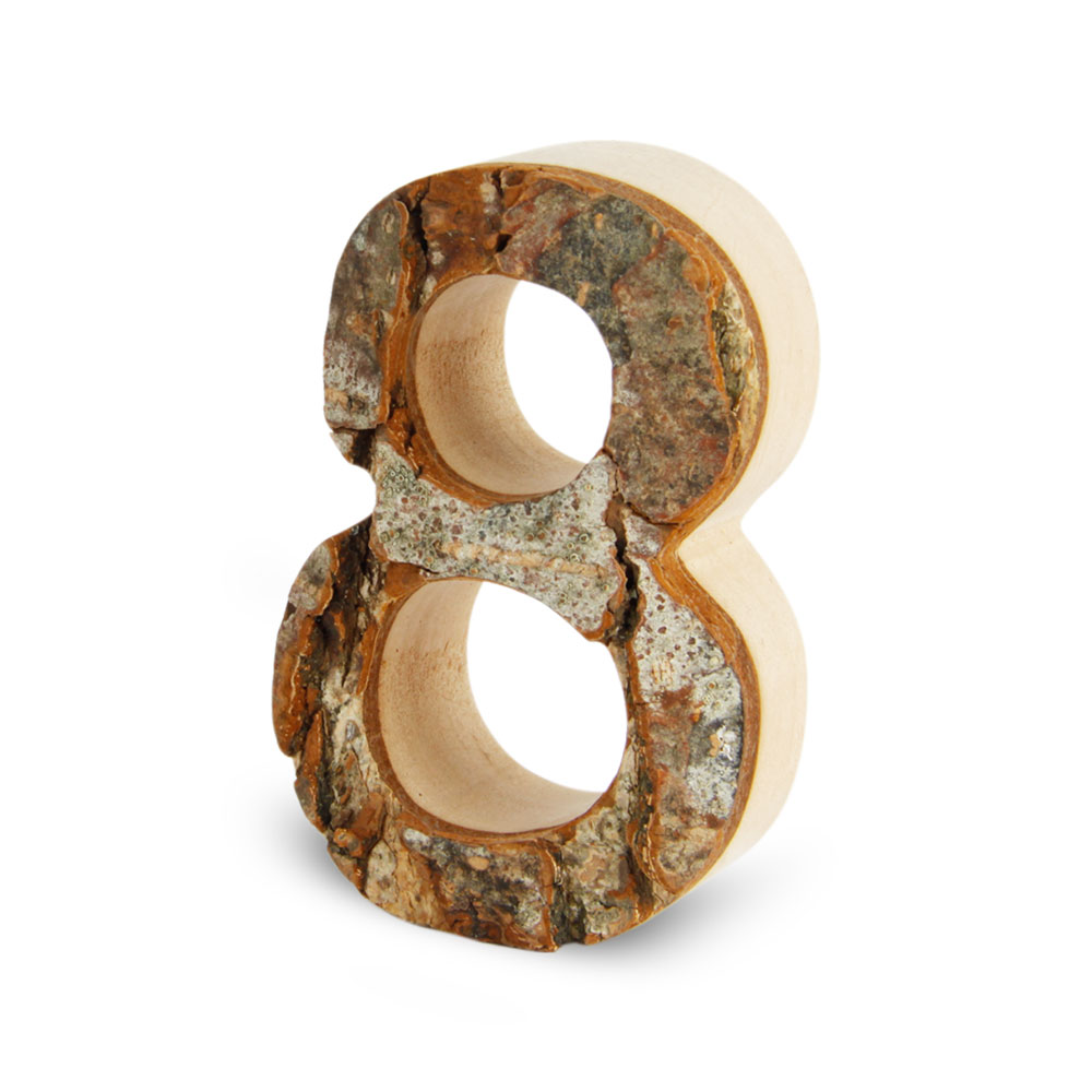 Holzzahl mit Rinde: 8
