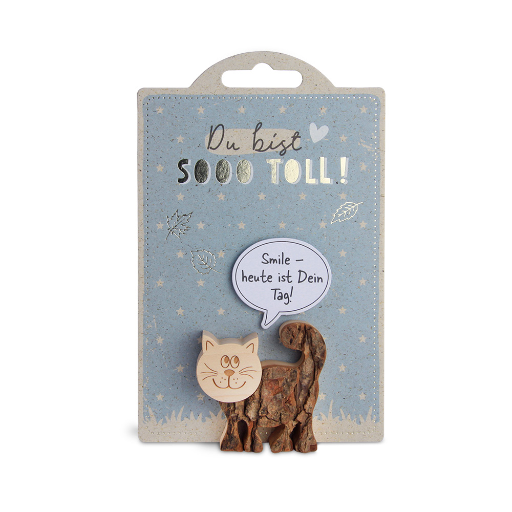 HappyAnimals - Du bist..., Katze: "Smile..."